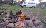 08-Campfire on the Cobberas Trail - almost ready for the camp ovens!